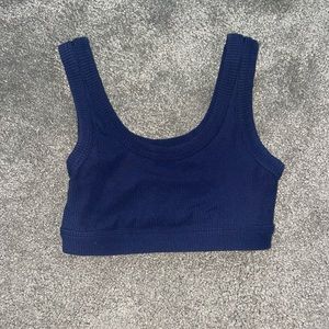 Navy Blue ALO Yoga Wellness Bra Size XS
